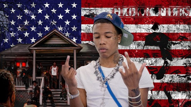 Glokk40Spaz Bipolar Rage Flag